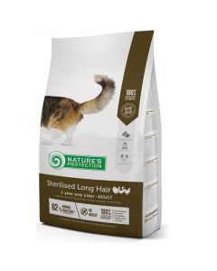 Nature`s Protection Dry Feed: Hrana za sterilisane dugodlake mačke Longhair Sterilised, Živina