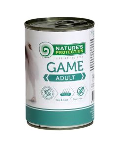 Nature’s Protection: Vlažna hrana za odrasle pse Adult, Divljač, 400 gr