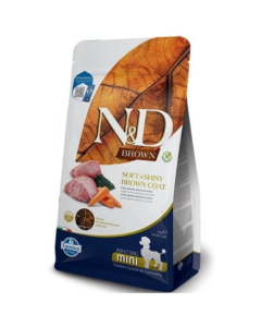 N&D Brown: Hrana za braon pse Mini Adult Soft & Shini Brown Coat, 2 kg