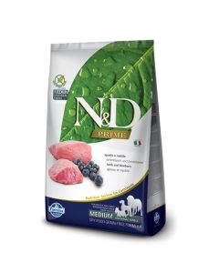 N&D Prime: Hrana za pse Medium/Maxi Adult, Jagnjetina i Borovnica