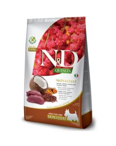 N&D Quinoa: Hrana za podršku koži Mini Adult Skin&Coat, Jelen & Kinoa