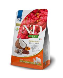 N&D Quinoa: Hrana za podršku koži Med/Max Adult Skin&Coat, Haringa & Kinoa
