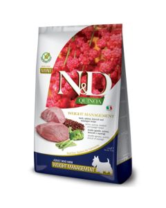 N&D Quinoa: Hrana za kotrolu težine Mini Weight Management, Jagnjetina & Kinoa