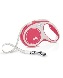 Flexi: Povodac New Comfort Tape Red