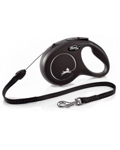 Flexi: Povodac New Classic Cord Black