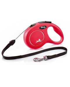 Flexi: Povodac New Classic Cord Red