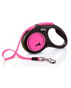 Flexi: Povodac New Neon Tape Pink
