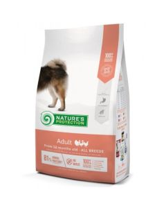 Nature's Protection: Hrana za odrasle pse Adult All Breeds, Piletina, 12 kg