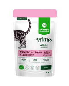 Nature’s Protection Prime: Preliv za odrasle mačke Urinary, 85 gr x 12 kom