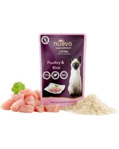 Nuevo: Vlažna hrana za mačiće Kitten, Živina i Pirinač, 6 x 80gr (160 din/kom)