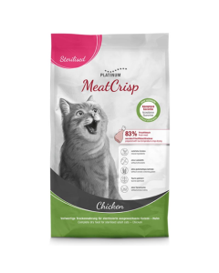 Platinum: Hrana za odrasle mačke Meat Crips Adult Sterilised, Piletina