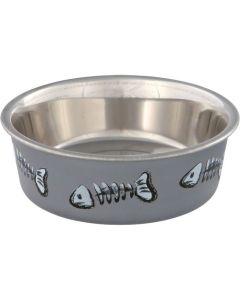 Trixie: Posuda od nerđajućeg čelika Stainless Steel Bowl Fish Gray