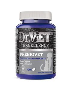 Dr.Vet: Probiotski dodatak ishrani za pse i mačke Prebiovet, 100 tabl