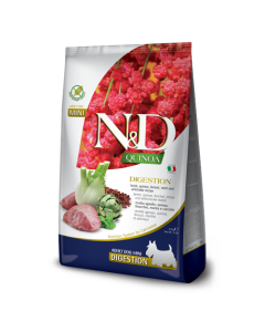 N&D Quinoa: Hrana za pse za podršku varenju Mini Adult Digestion, Jagnjetina & Kinoa