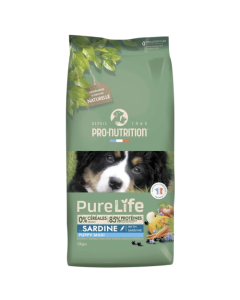 Pro Nutrition Pure Life: Hrana za štence velikih rasa Puppy Maxi, sardine
