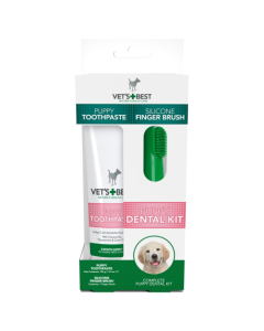 Vet's Best: Četkica i pasta za zube za štence Puppy Dental Kit