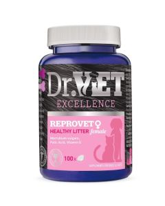 Dr.Vet: Preparat za povećanje plodnosti ženki Reprovet Female, 100 tabl