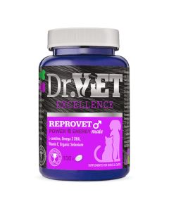 Dr.Vet: Preparat za povećanje plodnosti mužijaka Reprovet Male, 100 tabl