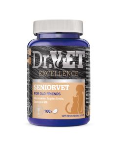Dr.Vet: Preparat za starije pse i mačke Seniorvet, 100 tabl