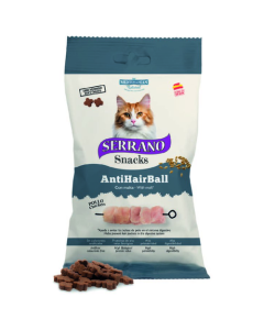 Mediterranean Natural: Poslastice za mačke Serrano Snacks, 50 gr
