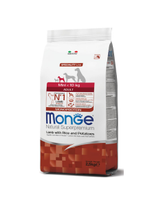 Monge: Hrana za odrasle pse malih rasa Mini Adult, Jagnjetina 