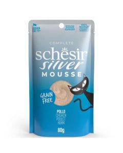 Schesir: Hrana za starije mačke u obliku musa Senior Silver Pouch, 80 gr