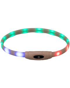 Trixie: Svetleća ogrlica za pse USB Flash Light Ring Multi Colour