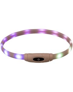 Trixie: Svetleća ogrlica za pse USB Flash Light Ring Purple