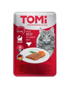 Tomi: Komadići mesa u želeu za mačke, 100gr x 20kom