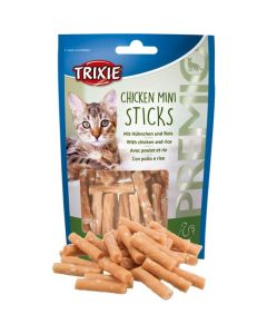 Trixie: Poslastica za mačke pileći štapići sa pirinčem Chicken Mini Sticks, 50 gr