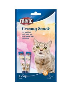 Trixie: Tečna poslastica za mačke Creamy Snack, 5x14 gr