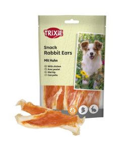 Trixie: Zečije uši sa piletinom Snack Rabbit Ears, 80 gr