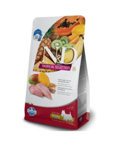N&D Tropical: Hrana za odrasle pse malih rasa Mini Adult, Piletina