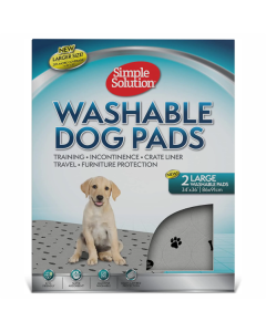 Simple Solution: Višekratna periva podloga za pse Washable Dog Pads, 2 kom