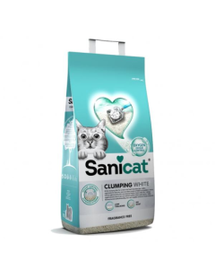 Sanicat: Grudvajući posip Clumping White, 8l