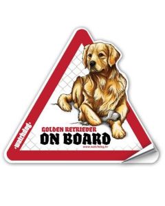 Watchdog: Nalepnica za auto Zlatni Retriver