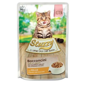 Stuzzy: Preliv za mačiće sa komadićima mesa Kitten Chunks, 85 gr