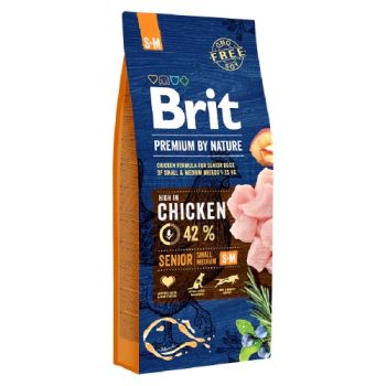 Brit Premium: Hrana za starije pse malih i srednjih rasa Senior Small/Medium, 3 kg