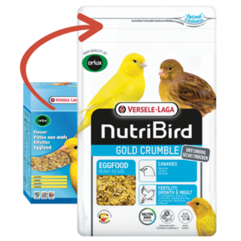 Nutri Bird: Jajčana hrana za kanarince Gold Crumble Canaries
