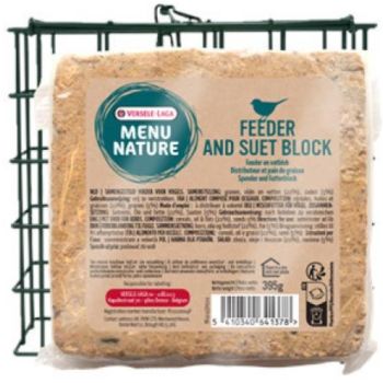 Menu Natura: Hranilica i masni blok za divlje ptice Feeder & Suet Block