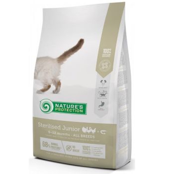 Nature`s Protection Dry Feed: Hrana za mlade sterilisane mačke, Junior Sterilised, Živina