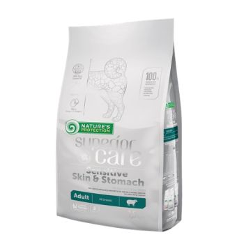 Nature's Protection Superior Care: Sensitive Skin & Stomach All Breeds, Jagnjetina, Hrana za osetljive pse