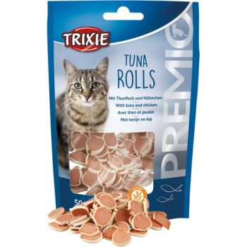 Trixie: Poslastica za mace sa piletinom i tunom Tuna Rolls, 50 gr
