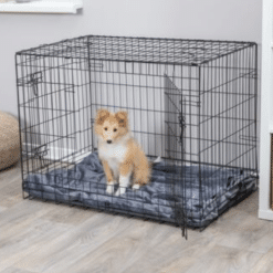 Crni Trixie žičani kavez za pse